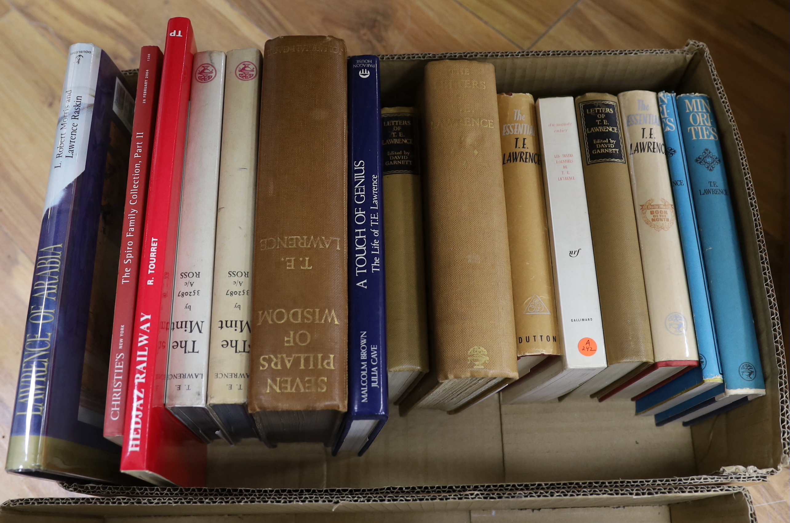Lawrence, T. E. CB, DSO (1888-1935) - An Extensive Collection of works, consisting of 142 books. Philip O’Brien’s A Bibliography, Oak Knoll Press, 2000, references given in brackets.